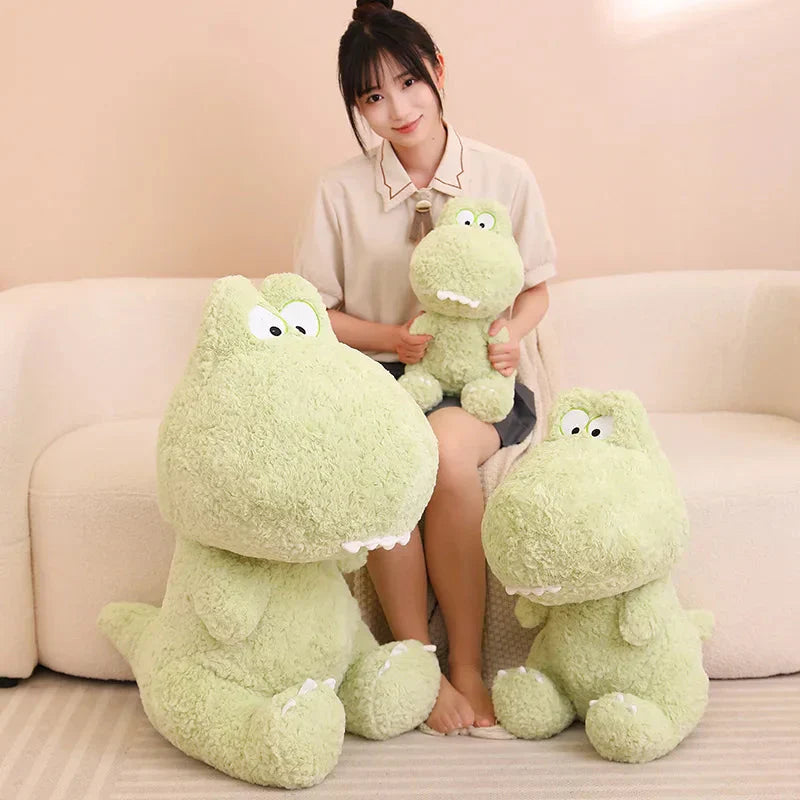 Brehn | Kawaii Goofy Grün Rosa Dinosaurier Plüschtiere