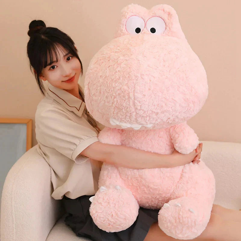 Brehn | Kawaii Goofy Grün Rosa Dinosaurier Plüschtiere