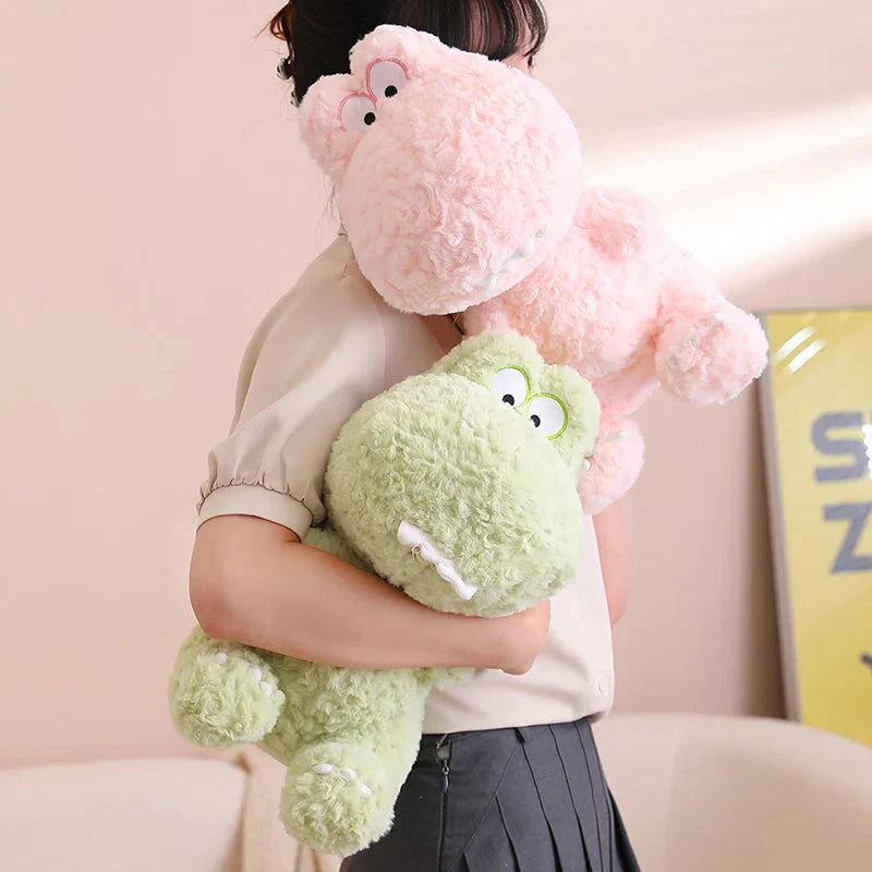 Brehn | Kawaii Goofy Grün Rosa Dinosaurier Plüschtiere