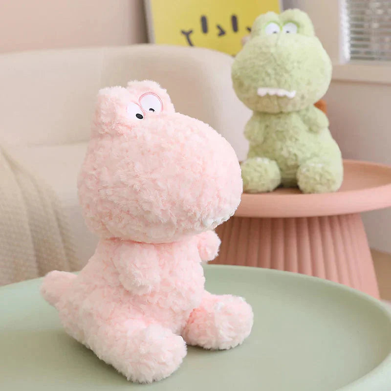 Brehn | Kawaii Goofy Grün Rosa Dinosaurier Plüschtiere