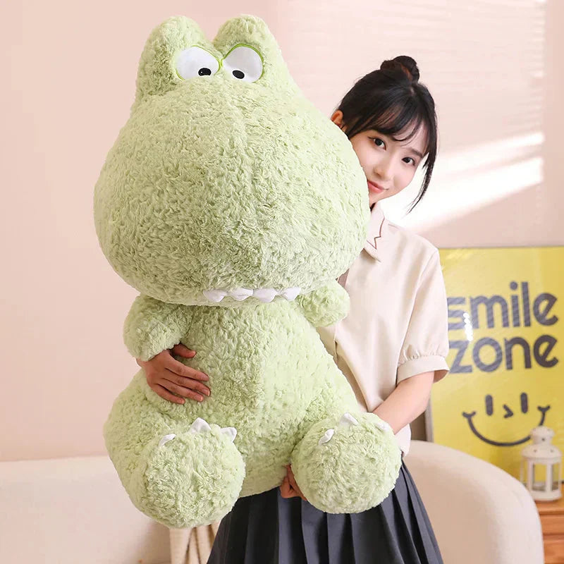 Brehn | Kawaii Goofy Grün Rosa Dinosaurier Plüschtiere