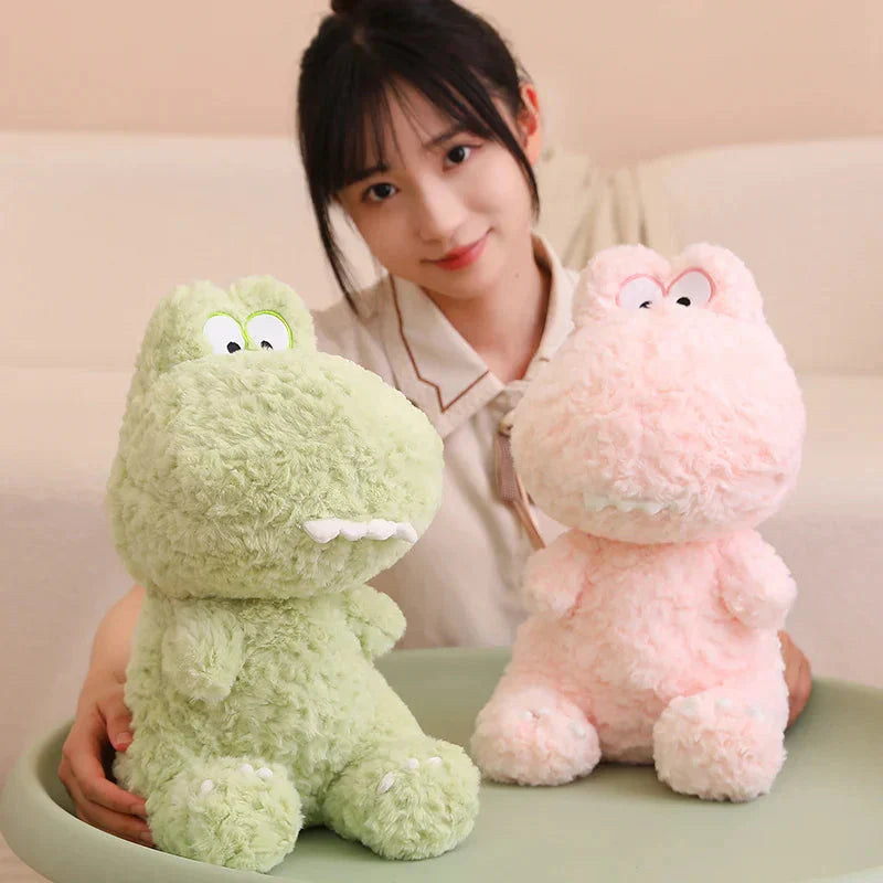 Brehn | Kawaii Goofy Grün Rosa Dinosaurier Plüschtiere