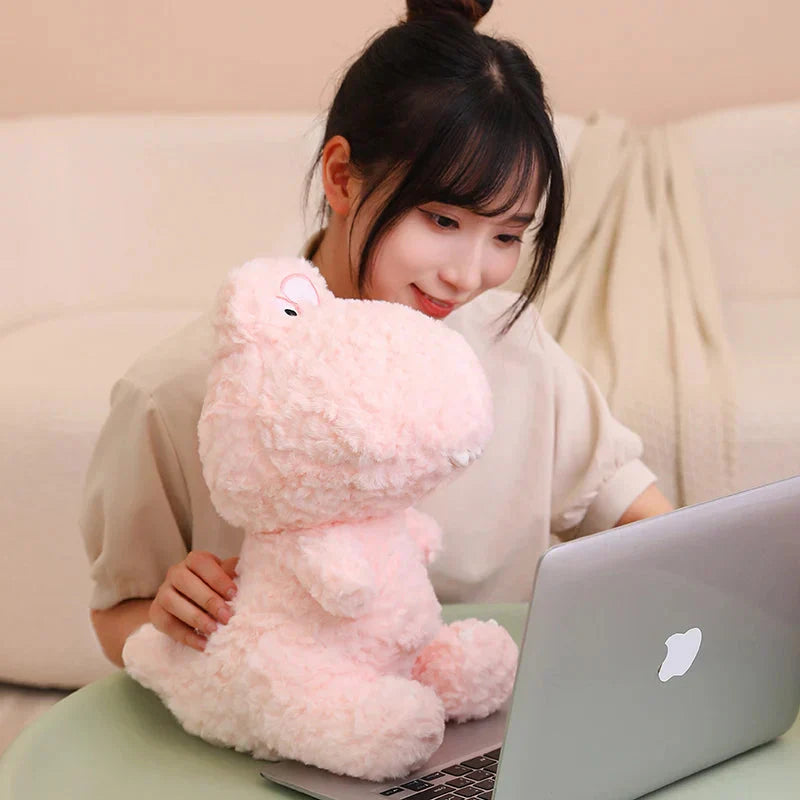 Brehn | Kawaii Goofy Grün Rosa Dinosaurier Plüschtiere