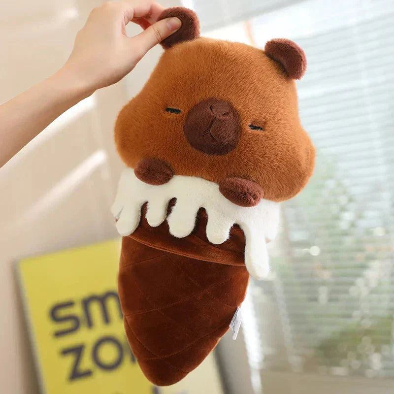 Brehn | Kawaii Eiscreme Schwein Capybara Küken Schaf Plüschfigur
