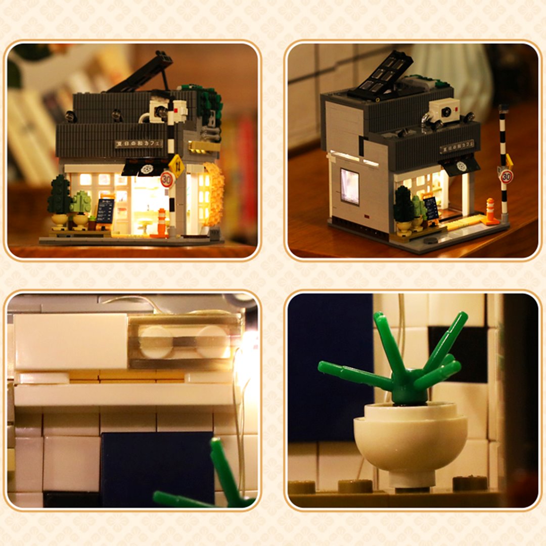 Brehn | Kawaii Japanese Coffee Store Gebäude Set
