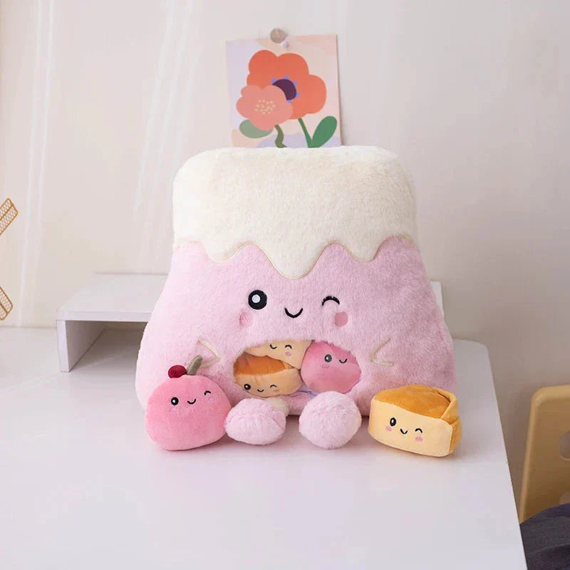 Brehn | Kawaii Mountain Desserts Süßigkeiten Tasche Plüschtiere
