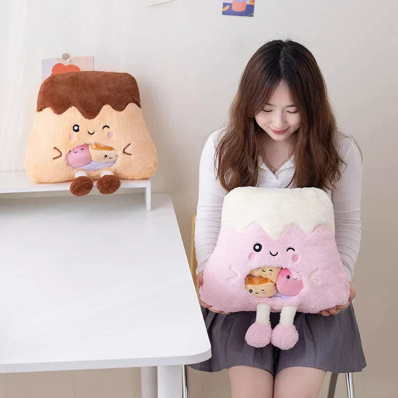 Brehn | Kawaii Mountain Desserts Süßigkeiten Tasche Plüschtiere