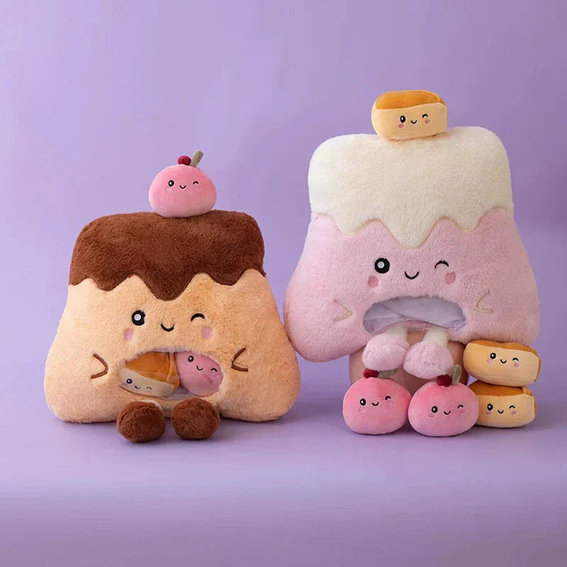 Brehn | Kawaii Mountain Desserts Süßigkeiten Tasche Plüschtiere