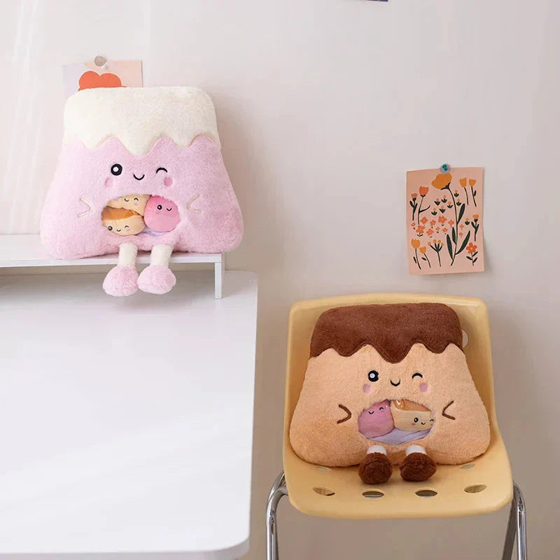 Brehn | Kawaii Mountain Desserts Süßigkeiten Tasche Plüschtiere