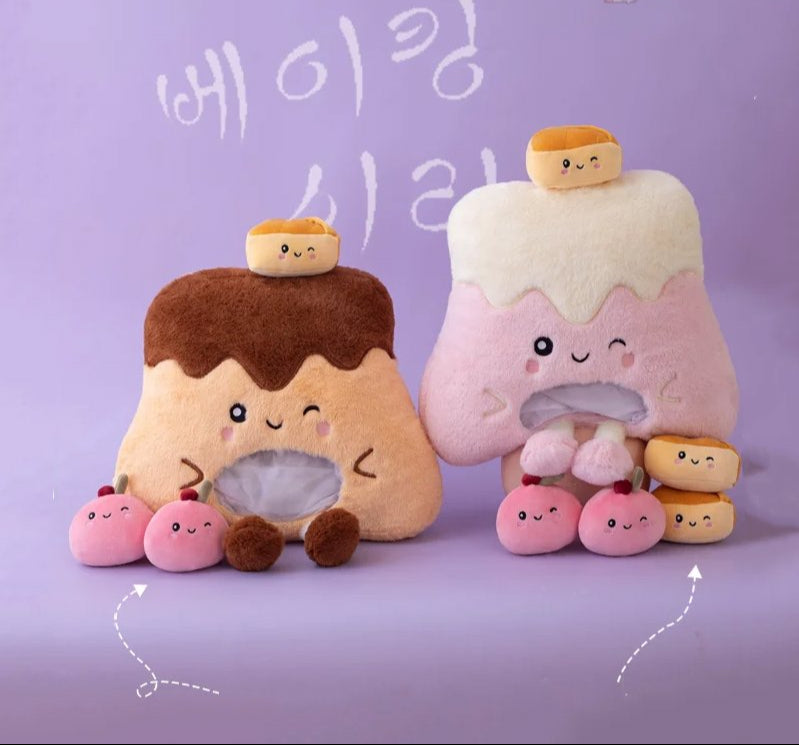 Brehn | Kawaii Mountain Desserts Süßigkeiten Tasche Plüschtiere