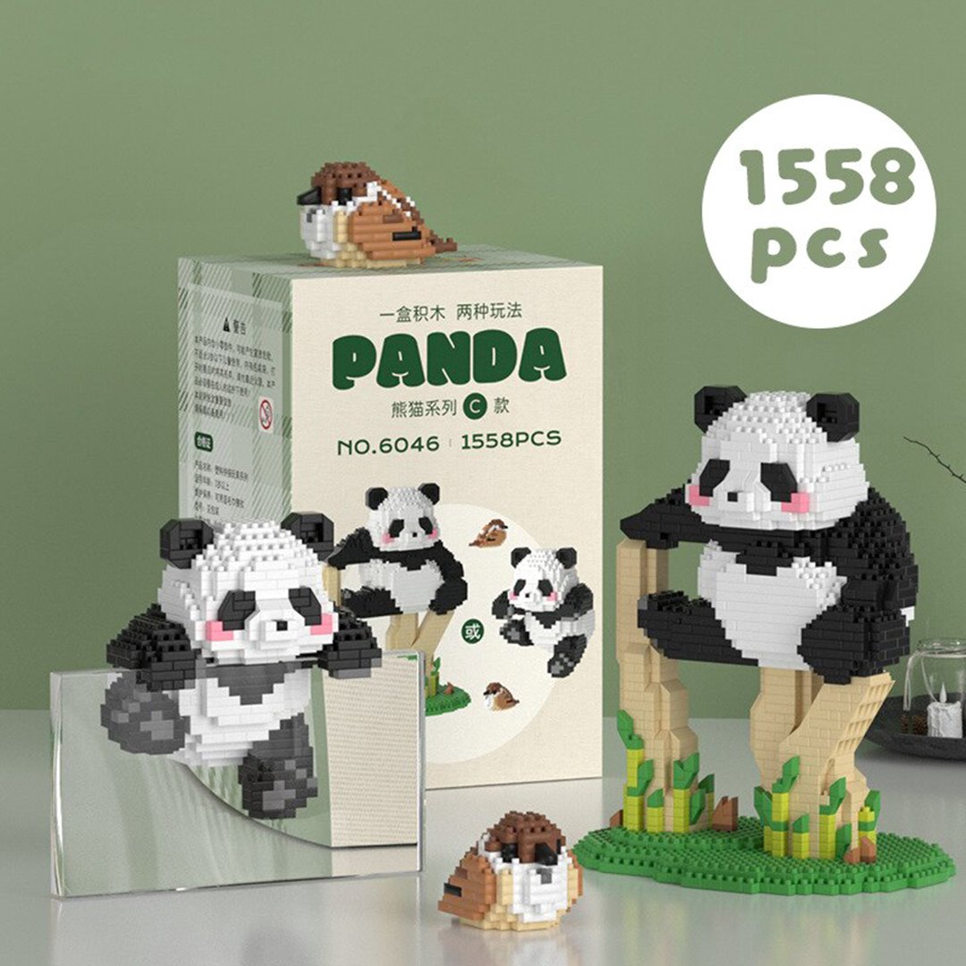 Brehn | Kawaii Panda 3-in-1 Nano-Baustein-Kollektion 2