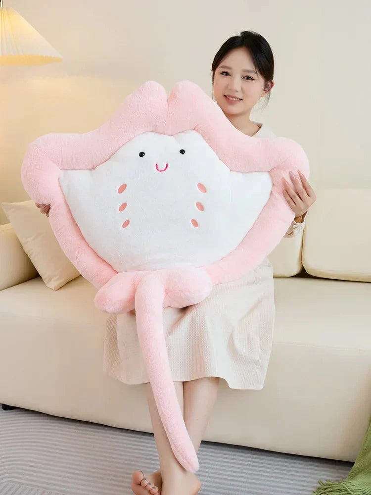 Brehn | Kawaii Pastell Flauschige Steingray Plüschtiere