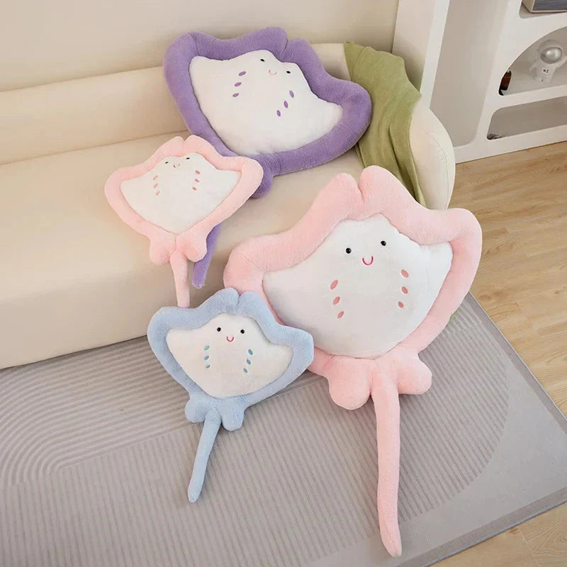 Brehn | Kawaii Pastell Flauschige Steingray Plüschtiere
