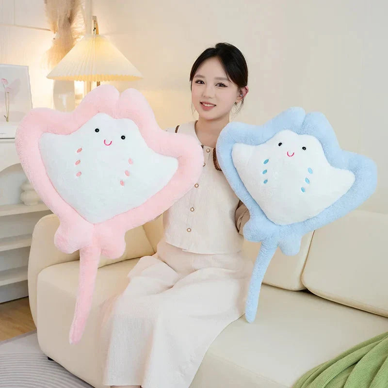 Brehn | Kawaii Pastell Flauschige Steingray Plüschtiere