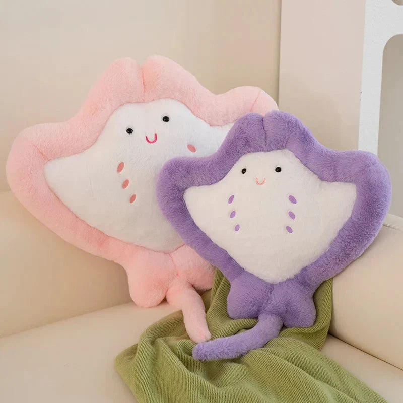 Brehn | Kawaii Pastell Flauschige Steingray Plüschtiere