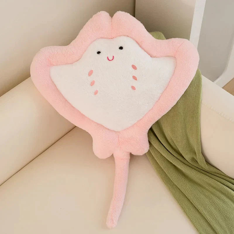 Brehn | Kawaii Pastell Flauschige Steingray Plüschtiere