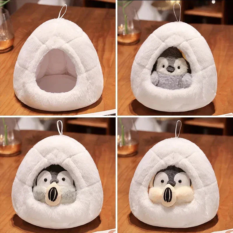 Brehn | Kawaii Pinguin Nest Plüschtier