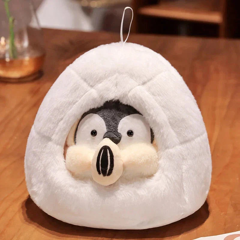 Brehn | Kawaii Pinguin Nest Plüschtier