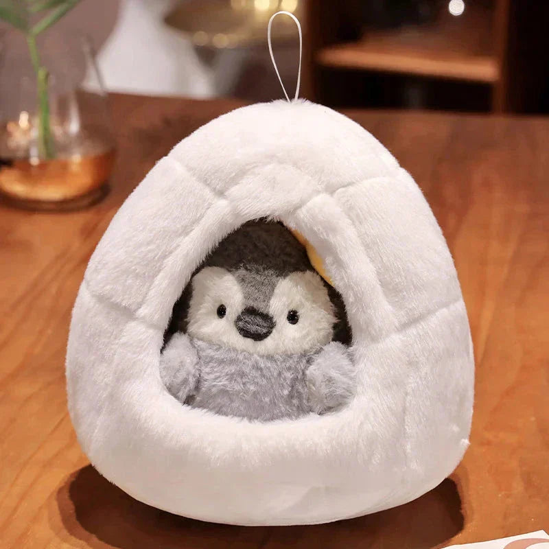 Brehn | Kawaii Pinguin Nest Plüschtier