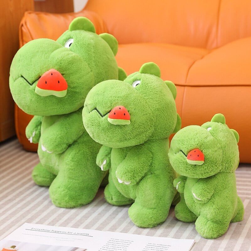Brehn | Kawaii Pink Grün Flauschige Dinosaurier Plüschtiere