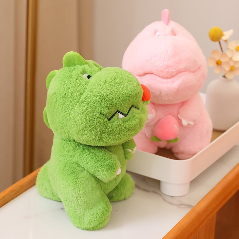 Brehn | Kawaii Pink Grün Flauschige Dinosaurier Plüschtiere