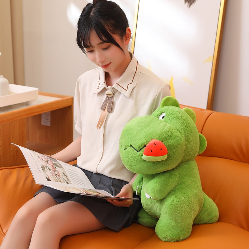 Brehn | Kawaii Pink Grün Flauschige Dinosaurier Plüschtiere