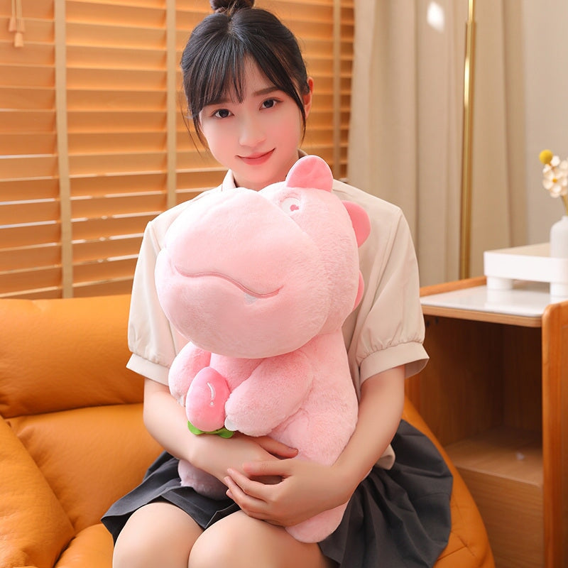 Brehn | Kawaii Pink Grün Flauschige Dinosaurier Plüschtiere