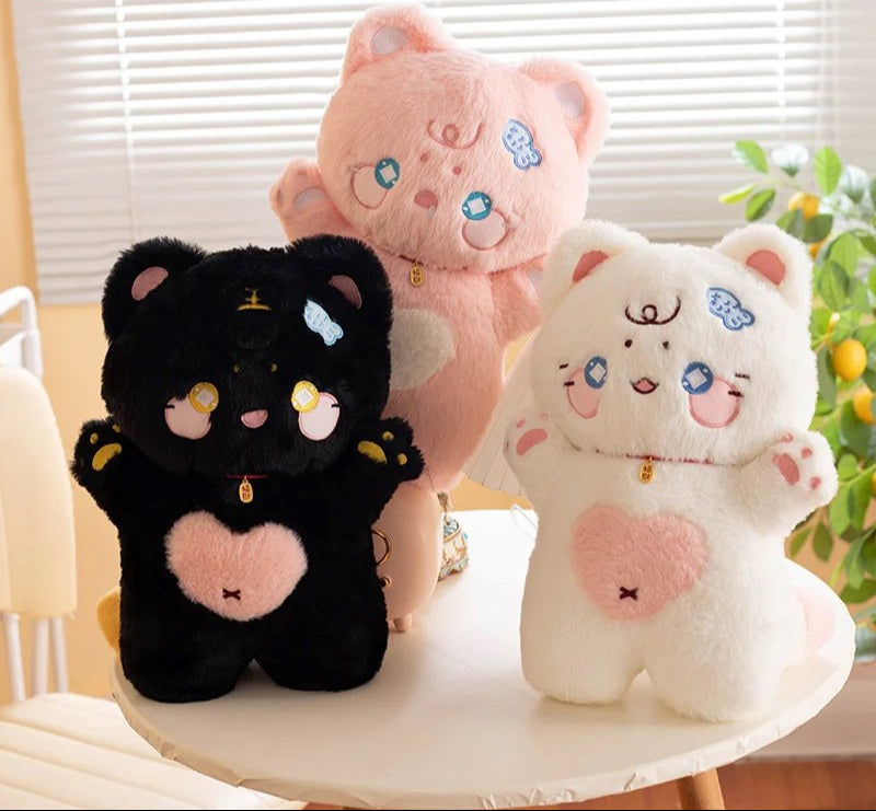 Brehn | Kawaii Sternen Flauschige Katzen Herz Plüschtiere