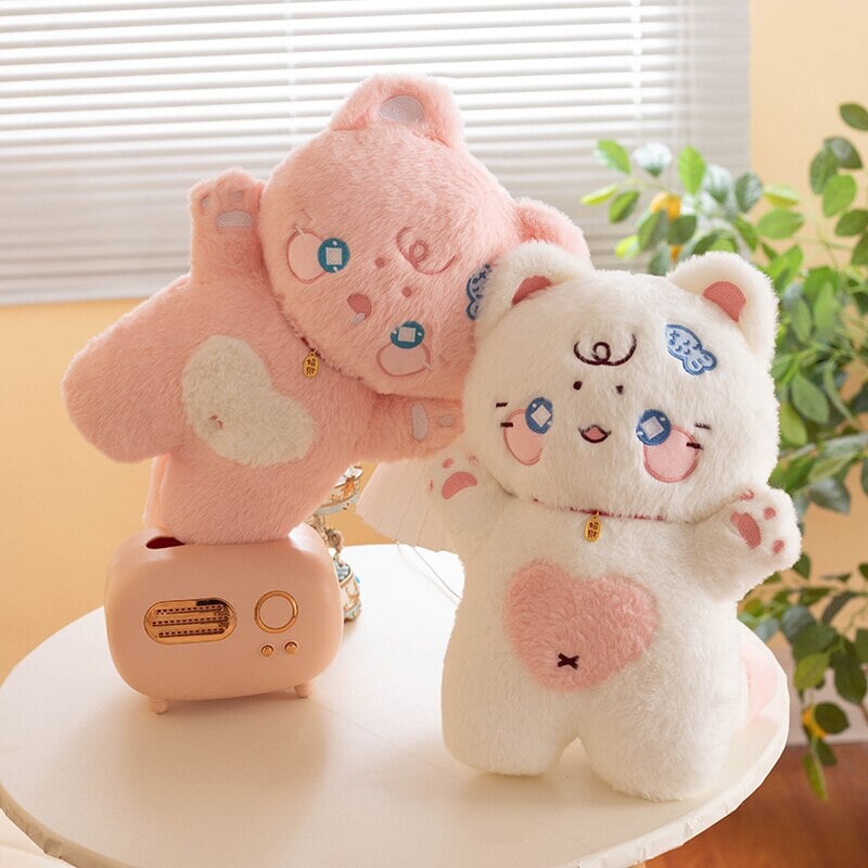 Brehn | Kawaii Sternen Flauschige Katzen Herz Plüschtiere