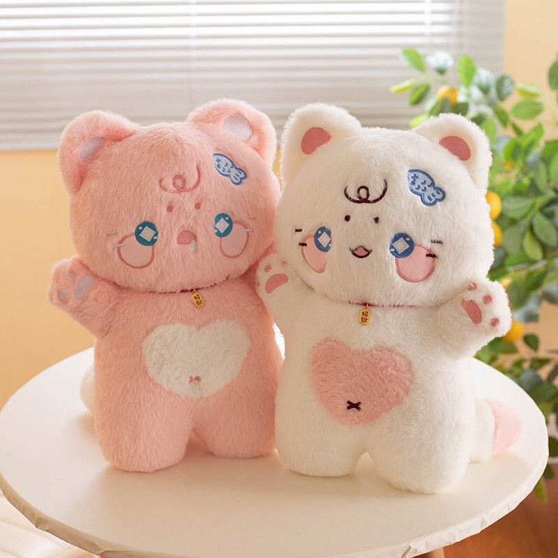 Brehn | Kawaii Sternen Flauschige Katzen Herz Plüschtiere