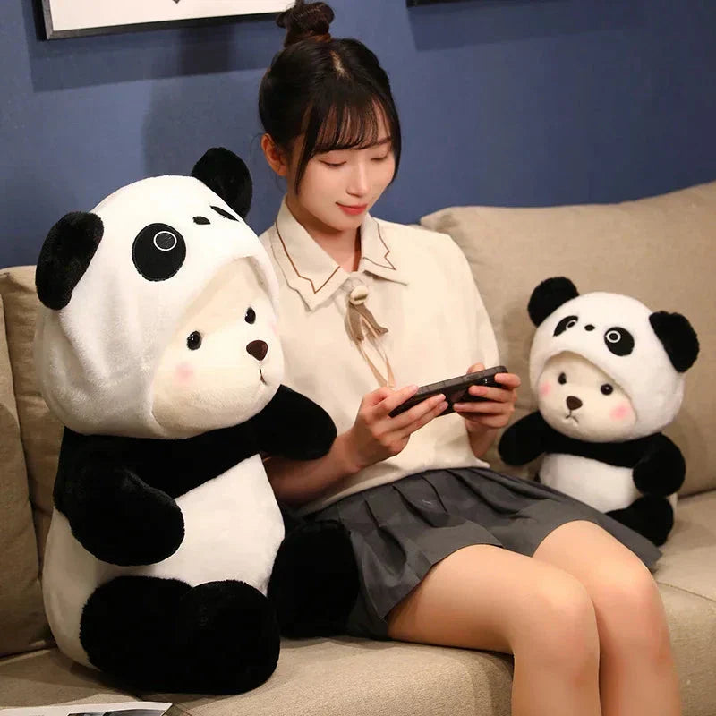 Brehn | Kawaii Weißer Bär Panda Outfit Plüschtier