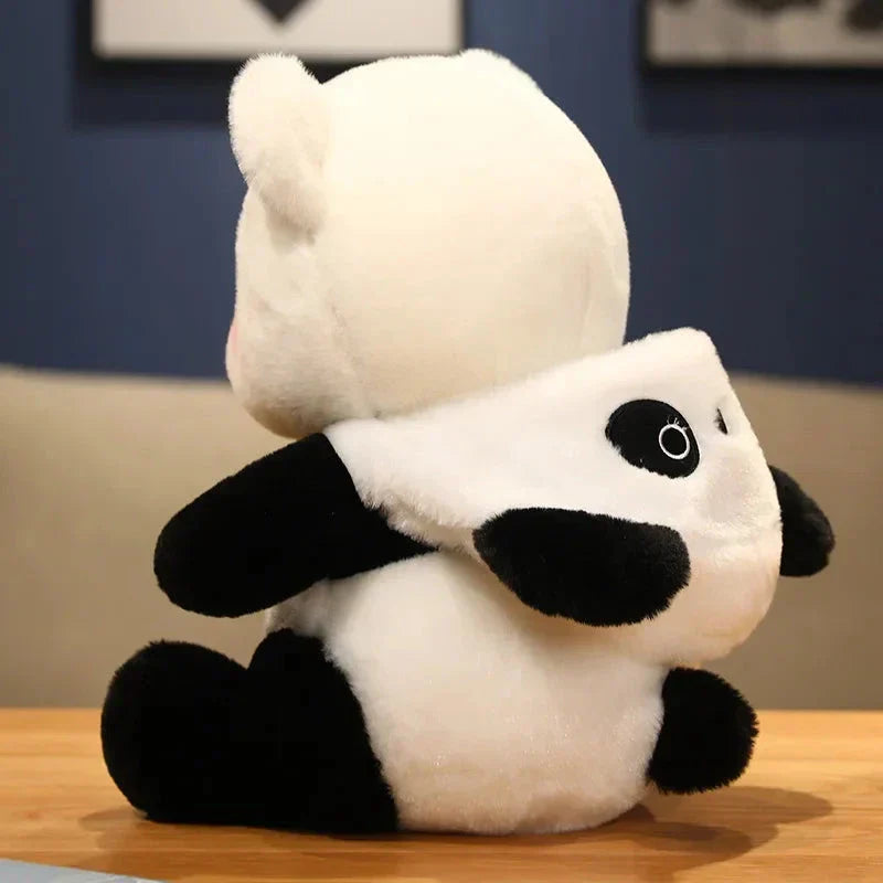 Brehn | Kawaii Weißer Bär Panda Outfit Plüschtier