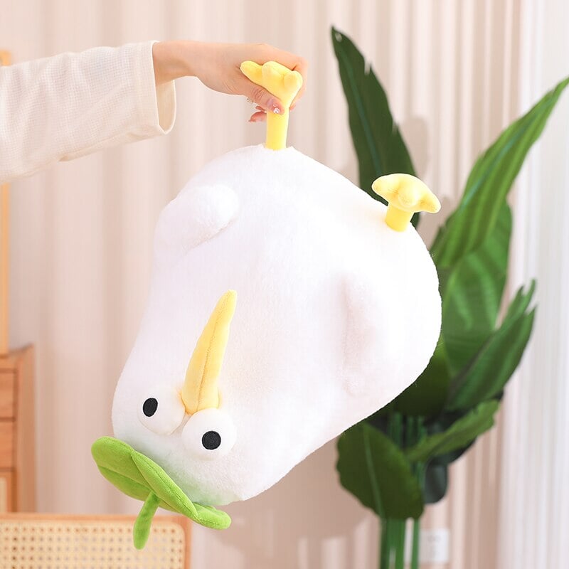 Brehn | Kawaii Weißer Kiwi-Vogel Plüschartikel