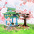 Brehn | Leuchte Romantisches Japanisches Hakone-Schrein mit Sakura-Baum-Bausätzen