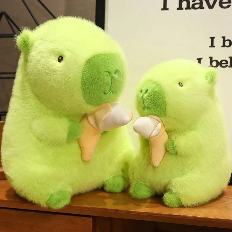 Brehn | Limettengrüne Capybara-Bananen-Plüsch