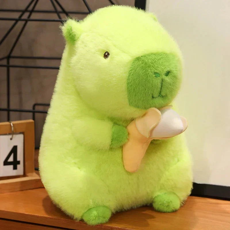 Brehn | Limettengrüne Capybara-Bananen-Plüsch