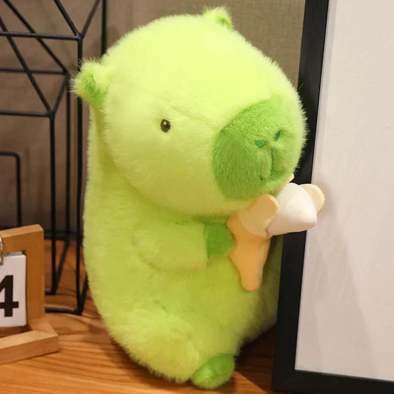 Brehn | Limettengrüne Capybara-Bananen-Plüsch