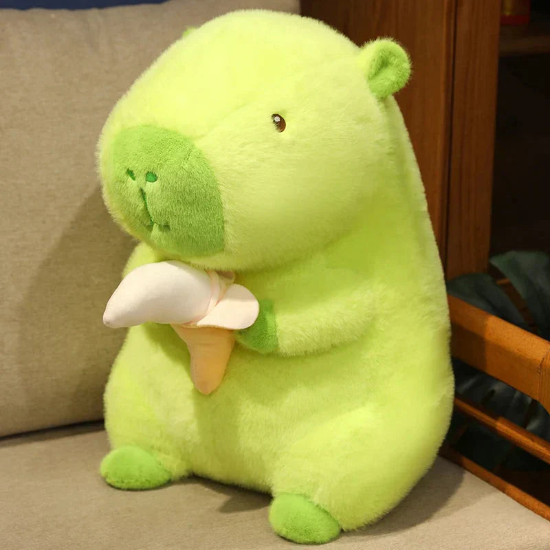 Brehn | Limettengrüne Capybara-Bananen-Plüsch
