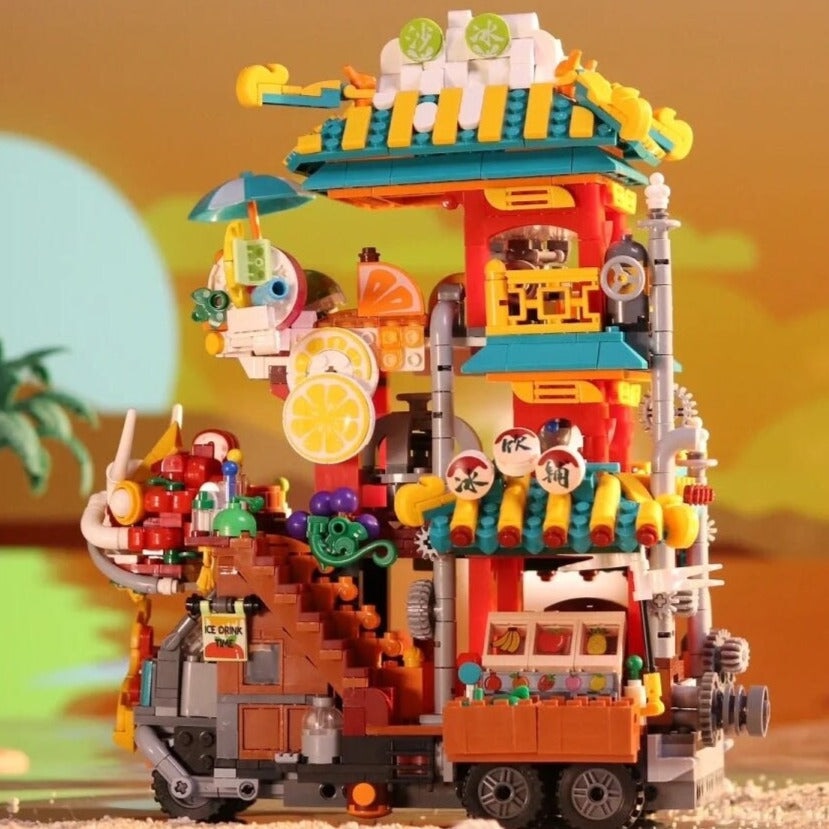 Brehn | Lion Dance Street Truck Food Stall Mikro-Bausatz