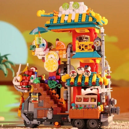 Brehn | Lion Dance Street Truck Food Stall Mikro-Bausatz