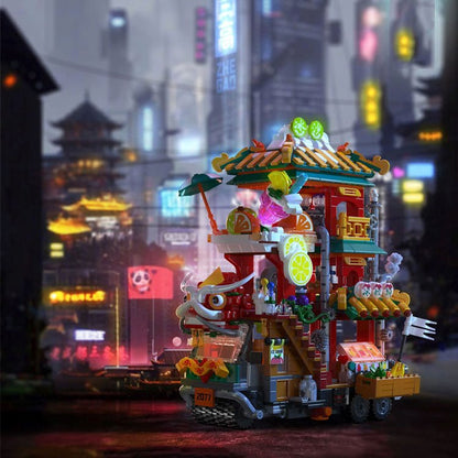Brehn | Lion Dance Street Truck Food Stall Mikro-Bausatz