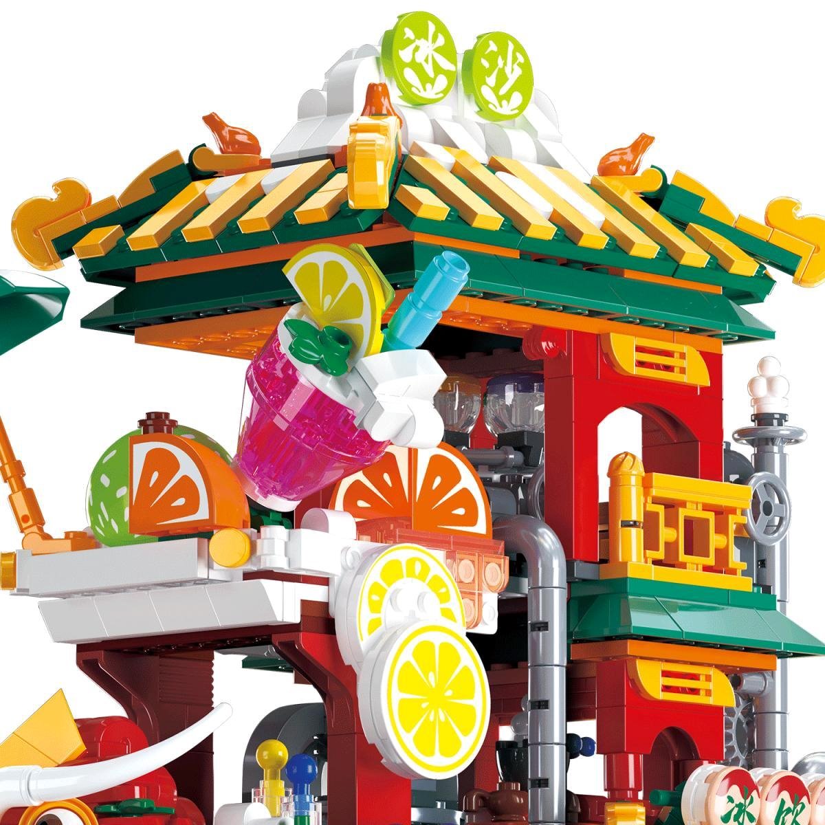 Brehn | Lion Dance Street Truck Food Stall Mikro-Bausatz