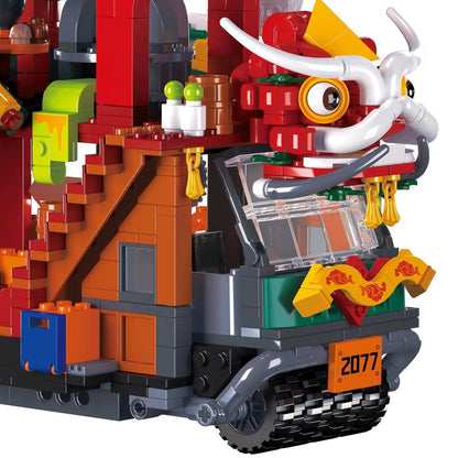 Brehn | Lion Dance Street Truck Food Stall Mikro-Bausatz