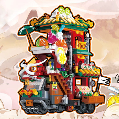 Brehn | Lion Dance Street Truck Food Stall Mikro-Bausatz
