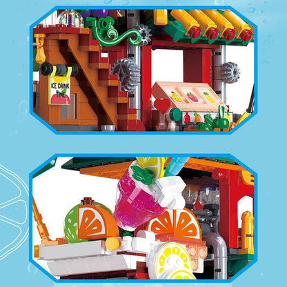 Brehn | Lion Dance Street Truck Food Stall Mikro-Bausatz