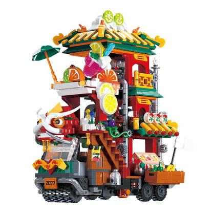 Brehn | Lion Dance Street Truck Food Stall Mikro-Bausatz