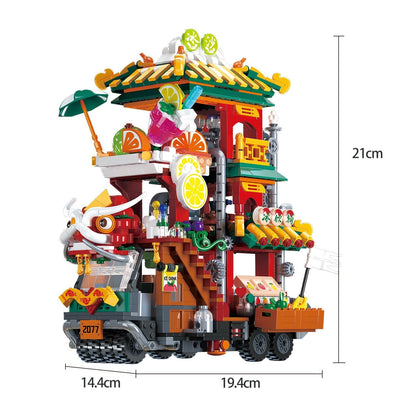 Brehn | Lion Dance Street Truck Food Stall Mikro-Bausatz