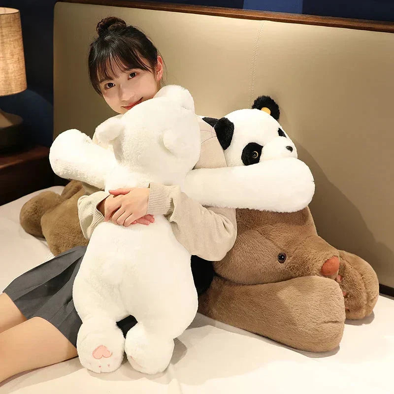 Brehn | Langer riesiger kuscheliger Teddybär Panda Eisbär Plüschtiere