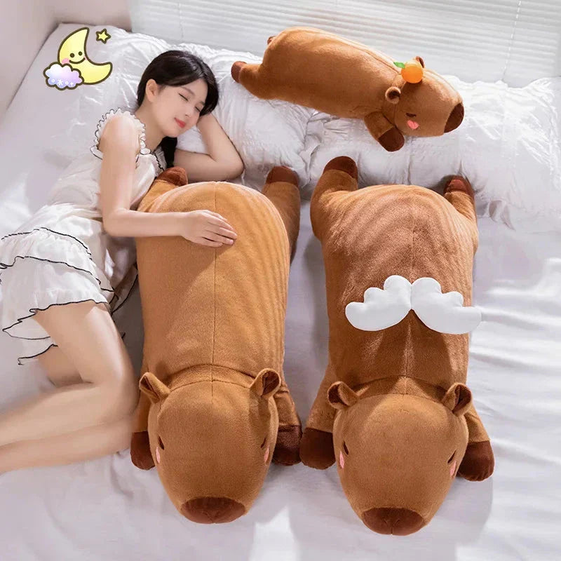 Brehn | Lange Kawaii Engel Capybara Plüschtiere