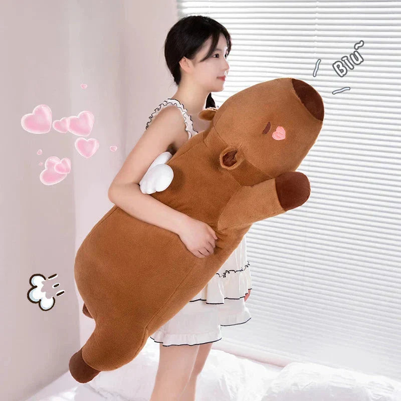 Brehn | Lange Kawaii Engel Capybara Plüschtiere
